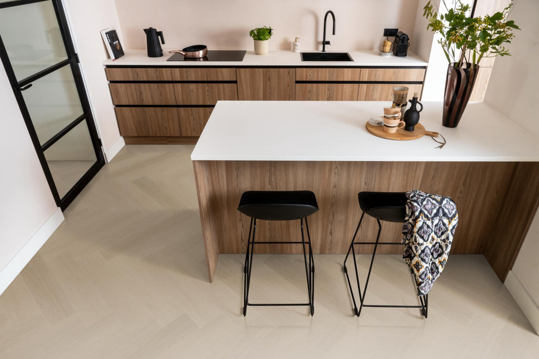 Ambiant Spigato Estino Smoky | Visgraat Lijm PVC