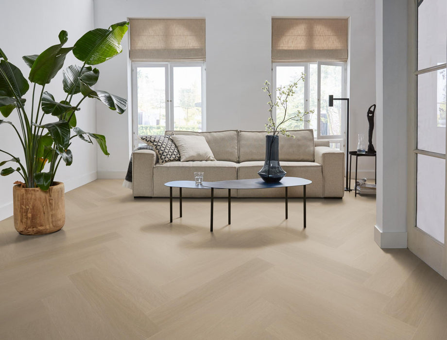 Ambiant Spigato Estino Smoky | Visgraat Lijm PVC