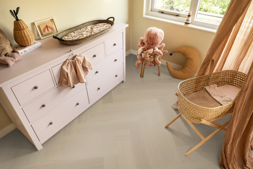 Ambiant Spigato Estino Beige | Visgraat Lijm PVC