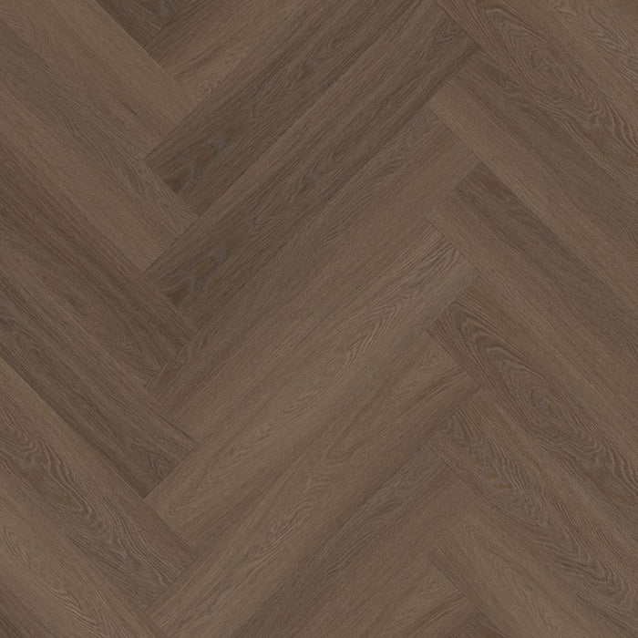 FloorLife YUP Fulham Brown - Visgraat Plak PVC