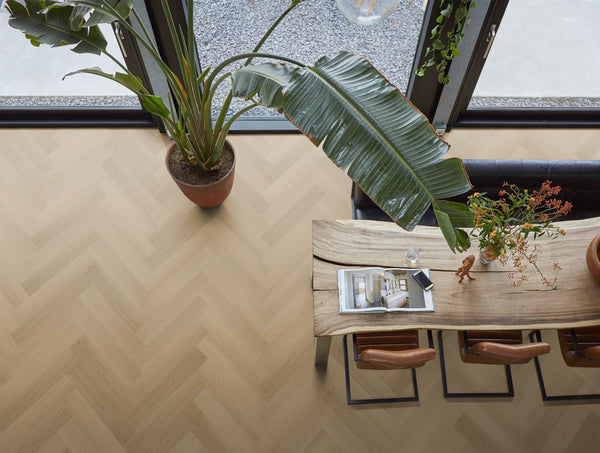 FloorLife YUP Fulham Warm oak - Visgraat Click PVC