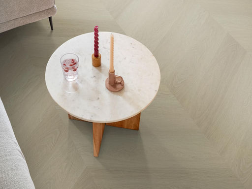 Sfeerbeeld Ambiant Spigato Estino Smoky | Hongaarse punt | Plak PVC