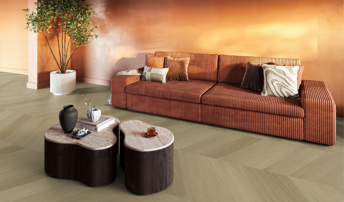 FloorLife YUP Fulham Warm oak - Hongaarse punt Plak PVC