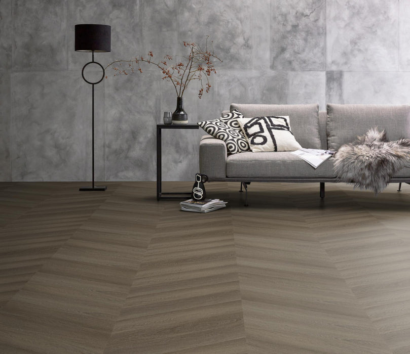 Ambiant Spigato Estino Brown | Hongaarse punt | Plak PVC