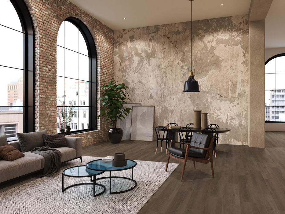 FloorLife Greenwich Warm brown - Dryback Plak PVC