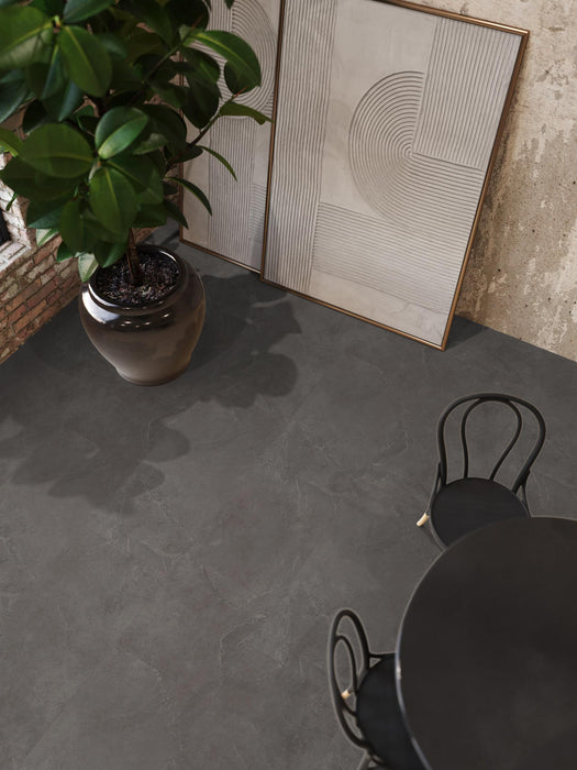 FloorLife Stanmore Dark grey - Tegel 45 x 90 Plak PVC Dryback