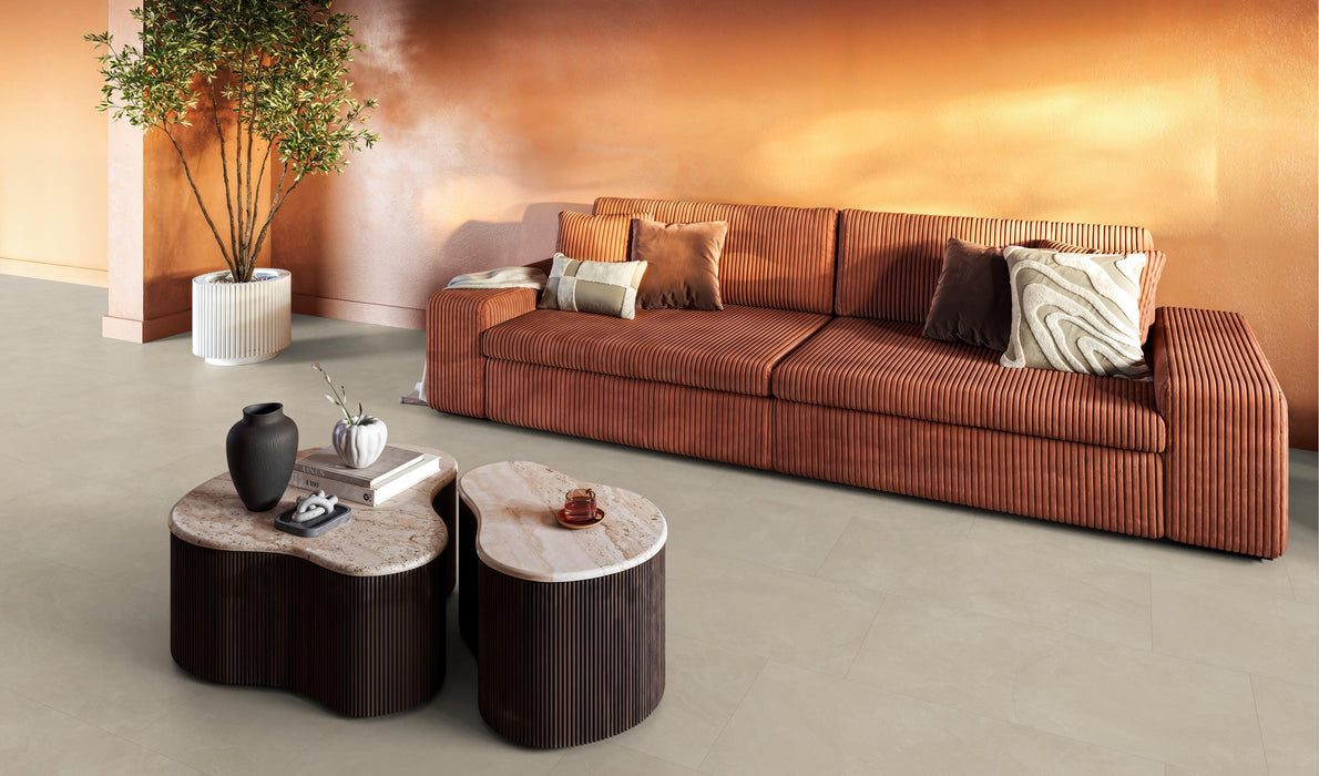 FloorLife Stanmore Beige - Tegel 45 x 90 Plak PVC Dryback
