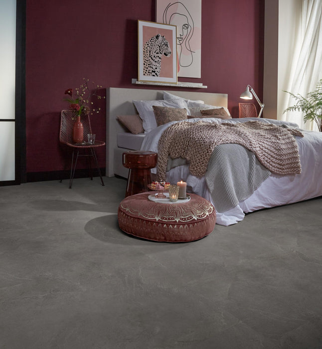 Ambiant Noveno Dark grey | Tegel 90 x 45 Klik PVC