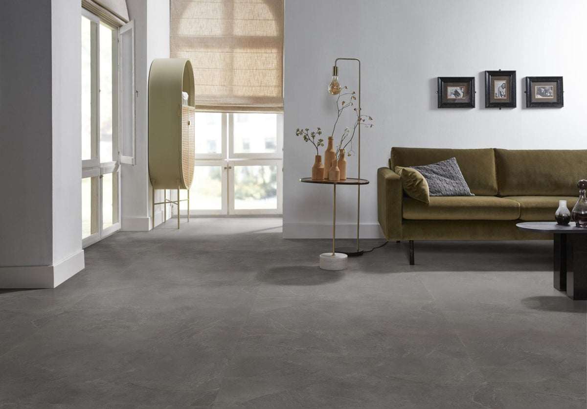Ambiant Noveno Dark grey | Tegel 90 x 45 Klik PVC