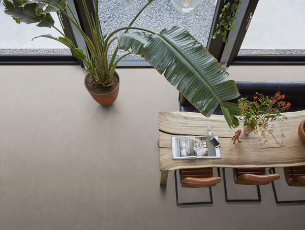 FloorLife Stanmore XL Warm grey - Tegel 90 x 90 Plak PVC Dryback