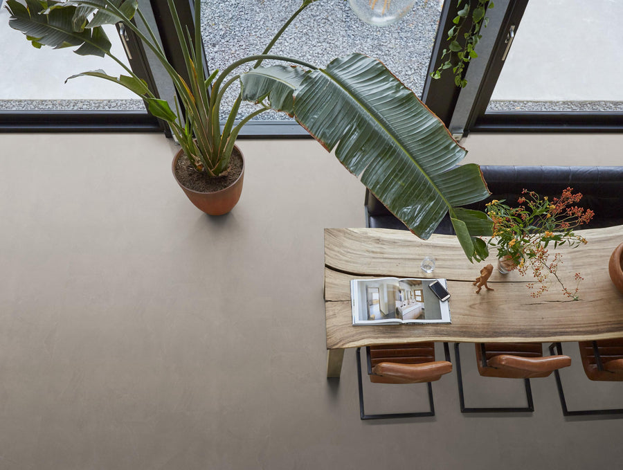 FloorLife Stanmore XL Warm grey - Tegel 90 x 90 Plak PVC Dryback