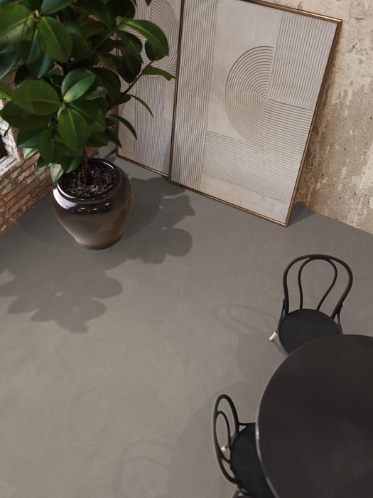 FloorLife Stanmore XL Warm grey - Tegel 90 x 90 Plak PVC Dryback