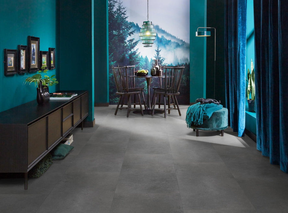 Ambiant Sarino Dark grey | Tegel 45 x 90 Plak PVC dryback