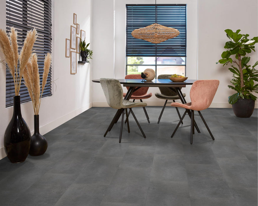 Ambiant Sarino Dark grey | Tegel 45 x 90 Plak PVC dryback