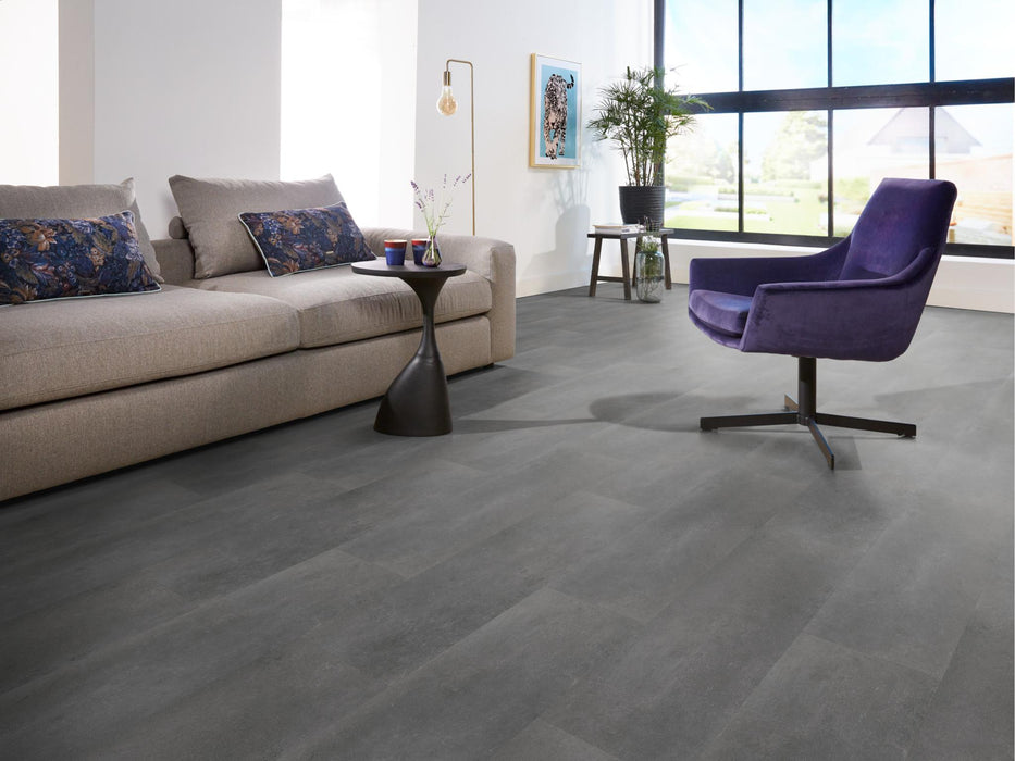 Ambiant Sarino Dark grey | Tegel 45 x 90 Plak PVC dryback