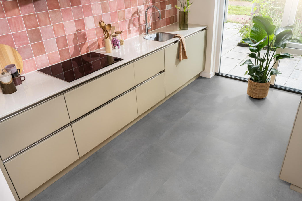 Ambiant Sarino Dark grey | Tegel 45 x 90 Plak PVC dryback
