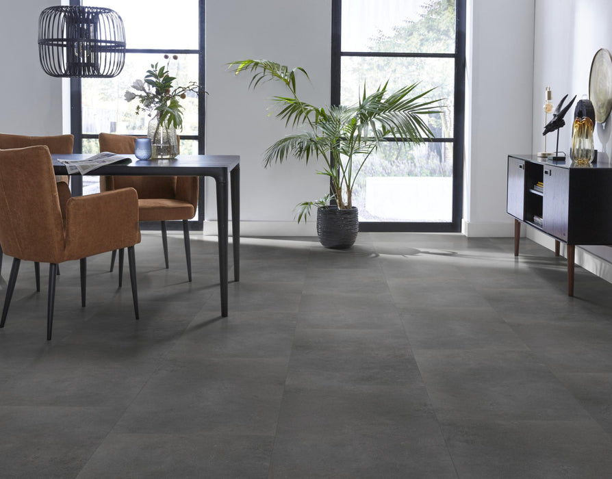 Ambiant Sarino Dark grey | Tegel 45 x 90 Plak PVC dryback