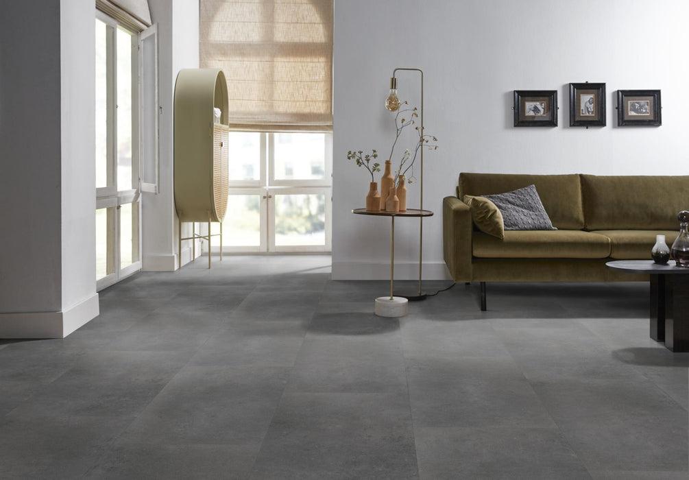 Ambiant Sarino Dark grey | Tegel 45 x 90 Plak PVC dryback