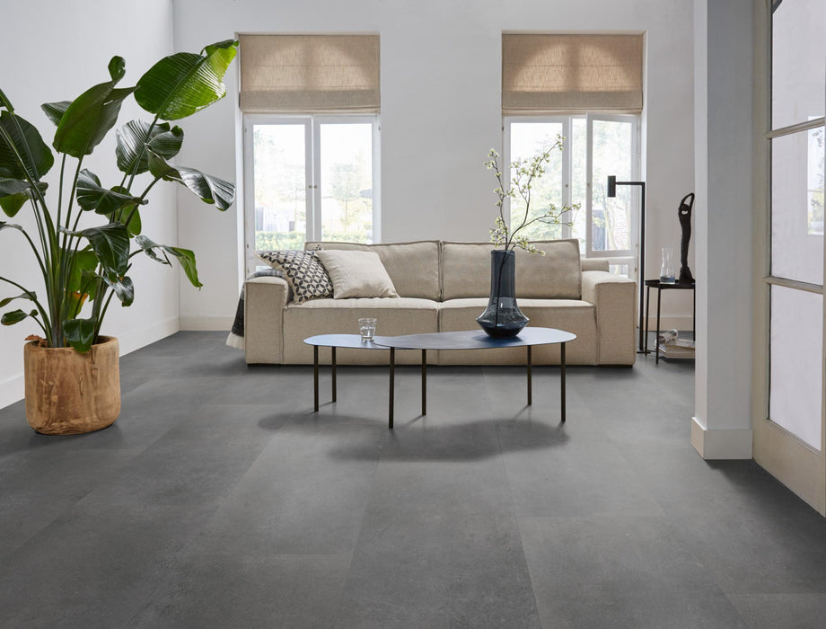 Ambiant Sarino Dark grey | Tegel 45 x 90 Plak PVC dryback