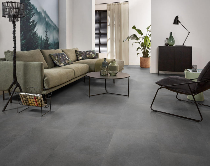 Ambiant Sarino Dark grey | Tegel 45 x 90 Plak PVC dryback