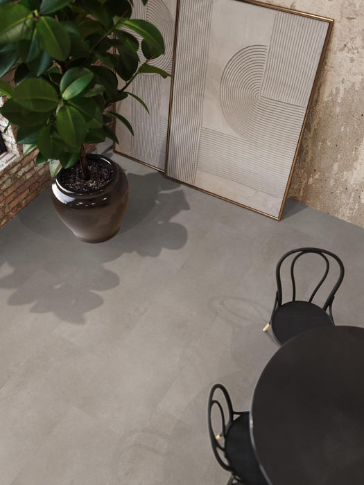 FloorLife Southwark Light grey - Tegel 45 x 90 Plak PVC Dryback