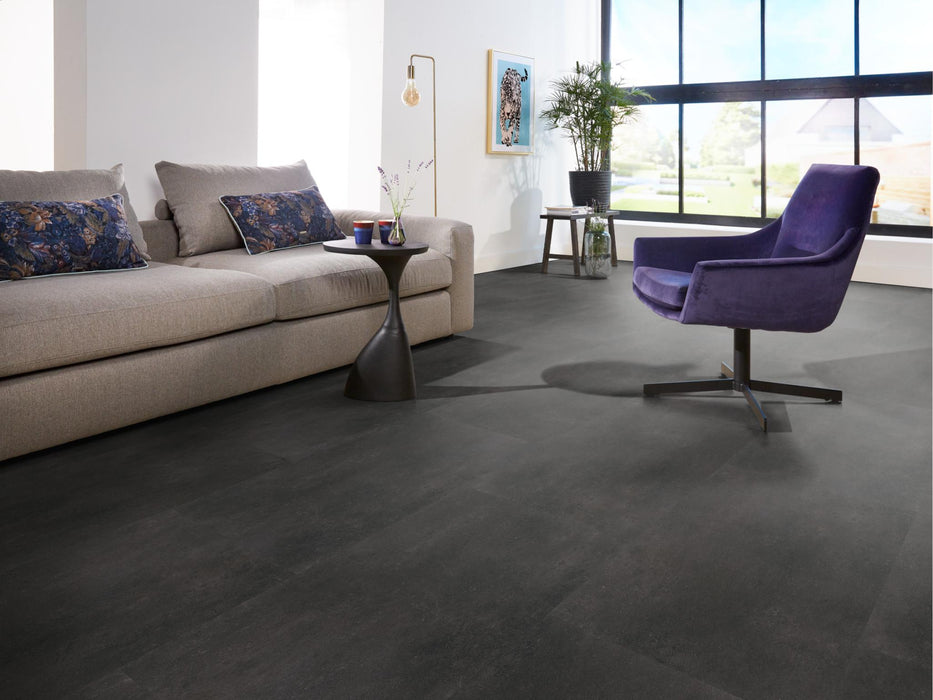 Ambiant Sarino XL Anthracite | Tegel 90 x 90 Plak PVC dryback