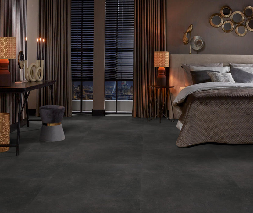 Ambiant Sarino XL Anthracite | Tegel 90 x 90 Plak PVC dryback