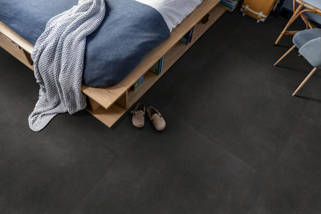 Ambiant Sarino XL Anthracite | Tegel 90 x 90 Plak PVC dryback