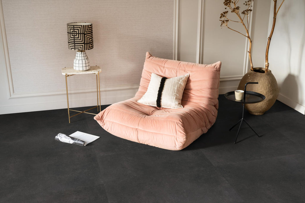 Ambiant Sarino XL Anthracite | Tegel 90 x 90 Plak PVC dryback