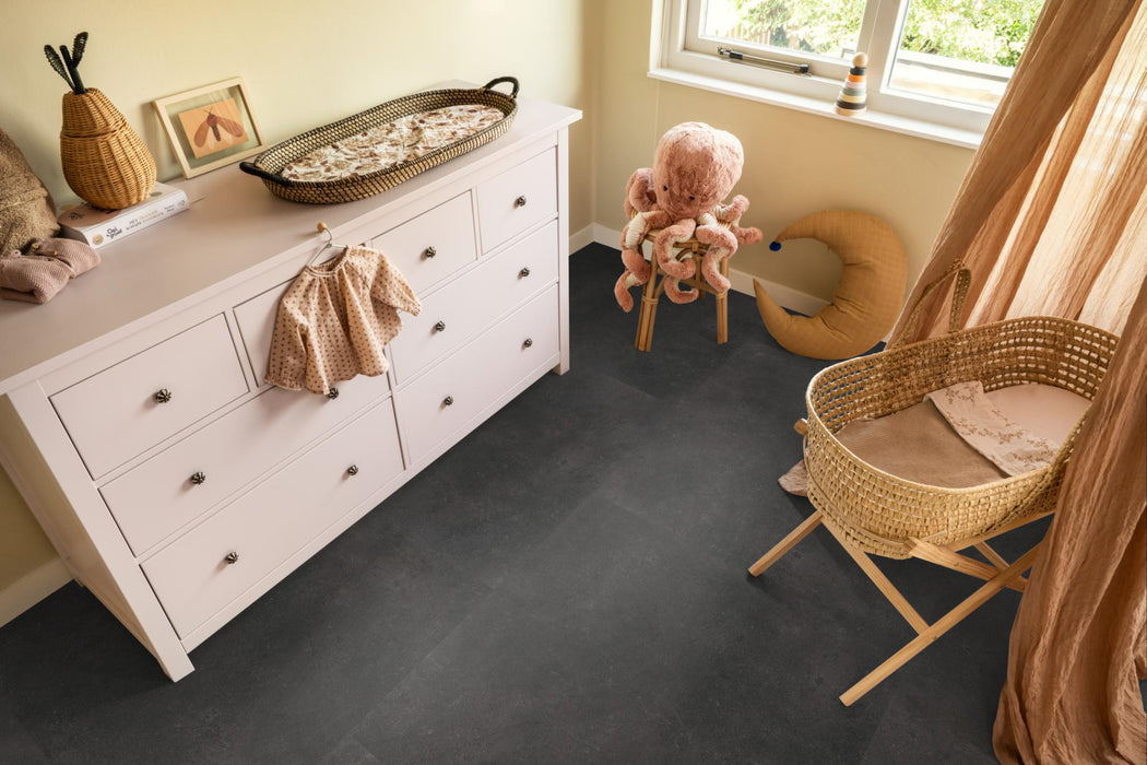 Ambiant Sarino XL Anthracite | Tegel 90 x 90 Plak PVC dryback