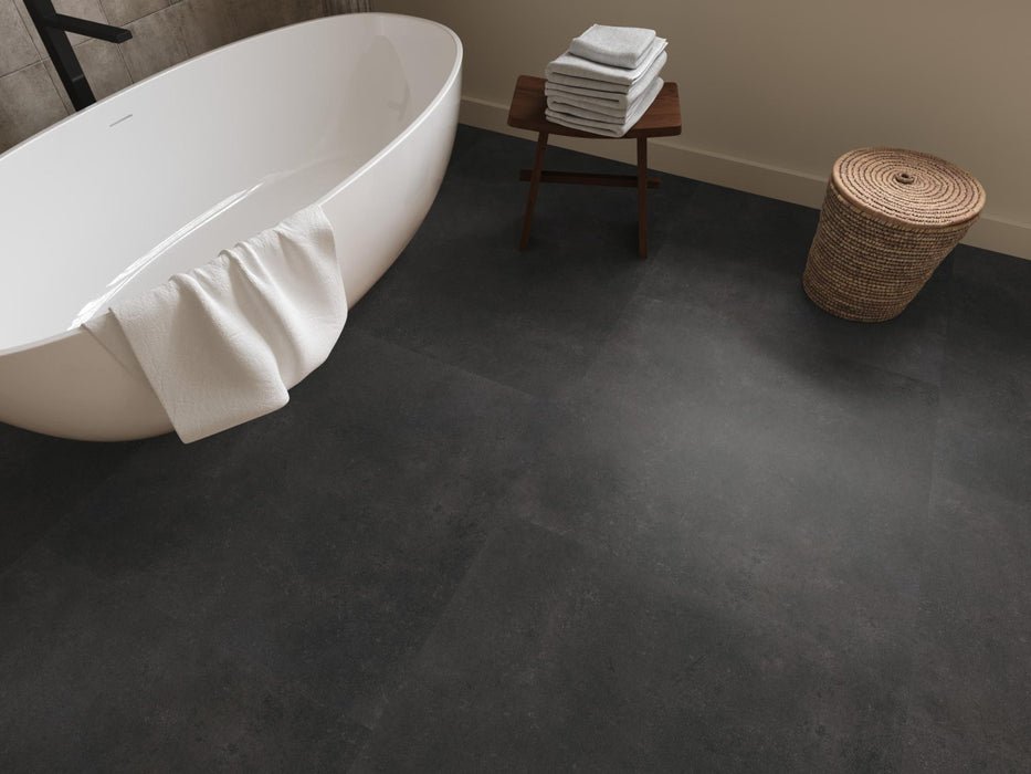 Ambiant Sarino XL Anthracite | Tegel 90 x 90 Plak PVC dryback