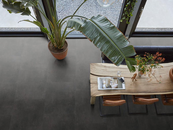 FloorLife Southwark XL Anthracite - Tegel 90 x 90 Plak PVC Dryback
