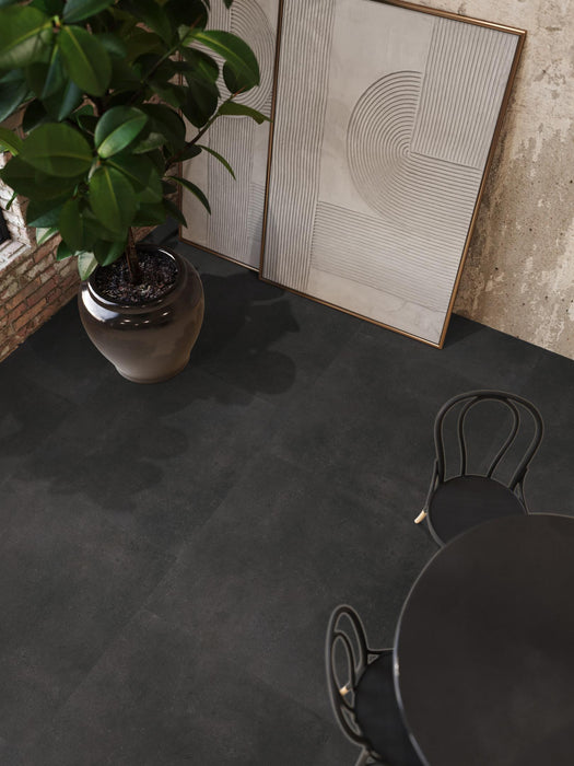 FloorLife Southwark XL Anthracite - Tegel 90 x 90 Plak PVC Dryback