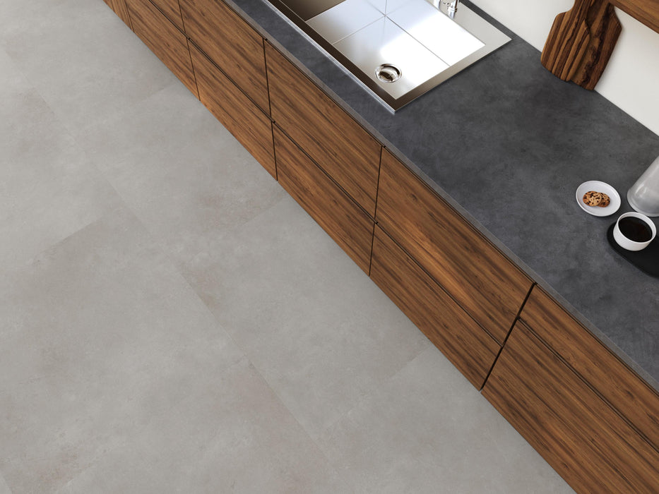 FloorLife Southwark XL Grey - Tegel 90 x 90 Plak PVC Dryback
