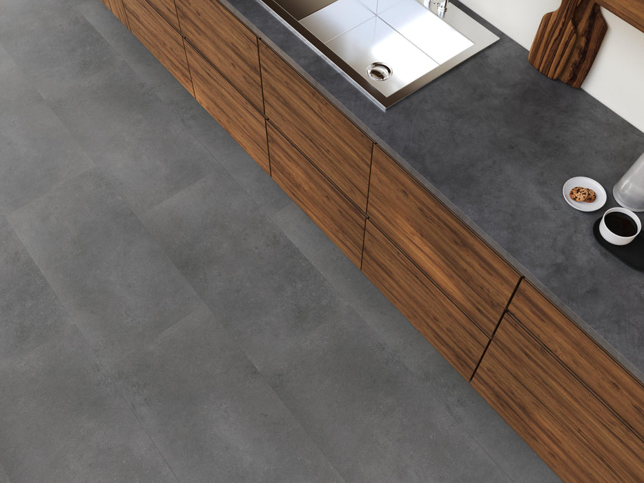 FloorLife Southwark Dark grey - Tegel 90 x 45 Click PVC