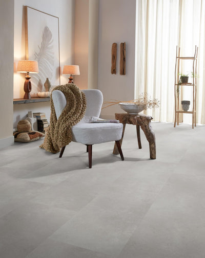 Ambiant Sarino XL Grey | Tegel 90 x 90 Plak PVC dryback