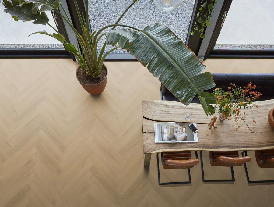FloorLife YUP Merton Light oak - Visgraat Click PVC