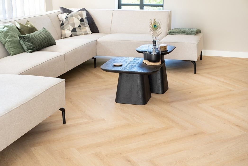 Floer Cetus Crème - Walvisgraat Dryback Plak PVC