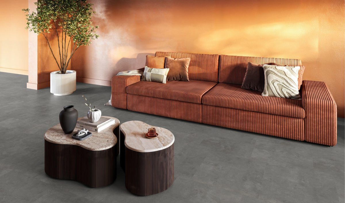 FloorLife Victoria XL Grey - Tegel 80 x 40 Click PVC