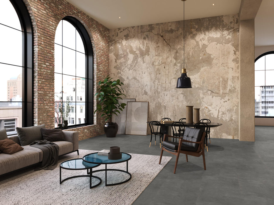 FloorLife Victoria XL Grey - Tegel 80 x 40 Click PVC