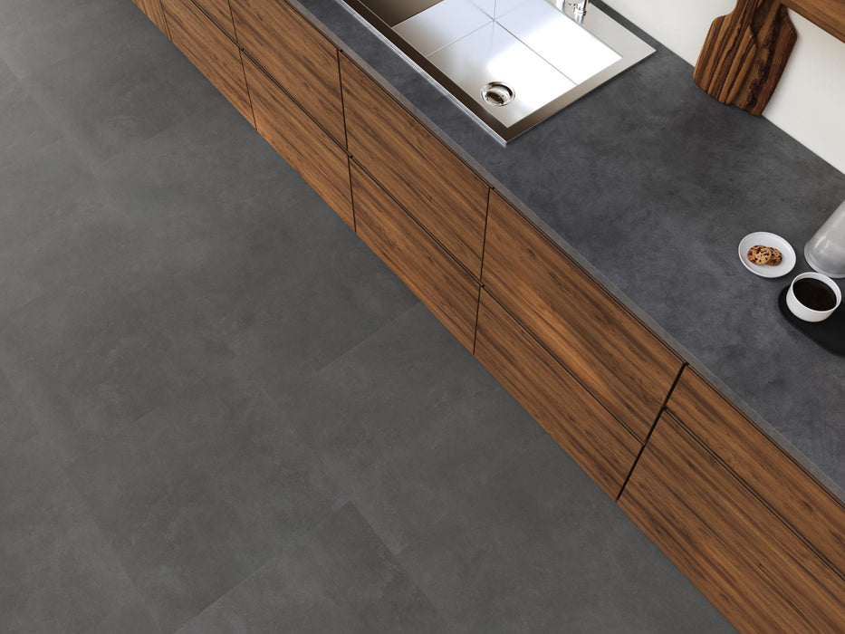 FloorLife Victoria XL Anthracite - Tegel 80 x 40 Click PVC