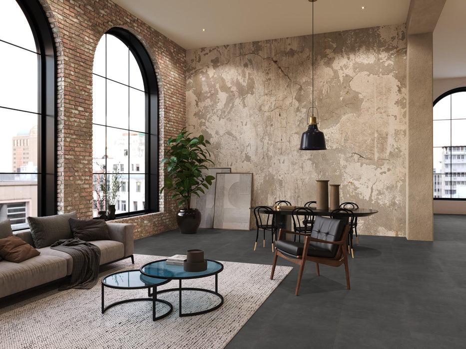 FloorLife Victoria XL Anthracite - Tegel 80 x 40 Click PVC