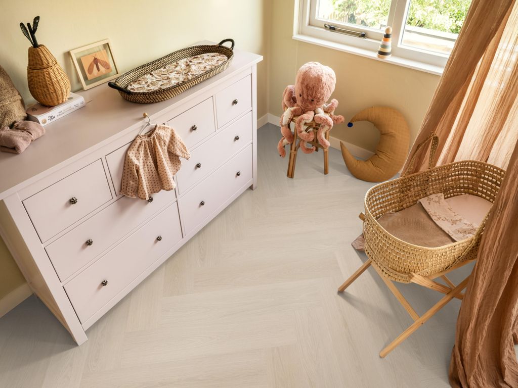 Ambiant Spigato Soleno Beige - Visgraat Plak PVC