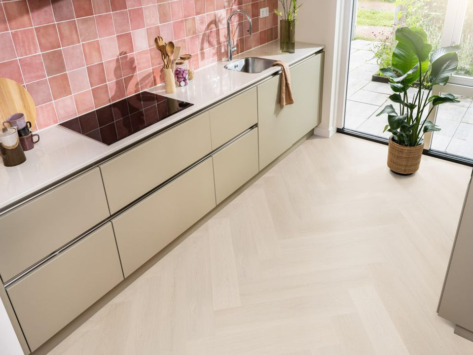 Ambiant Spigato Soleno Beige - Visgraat Plak PVC