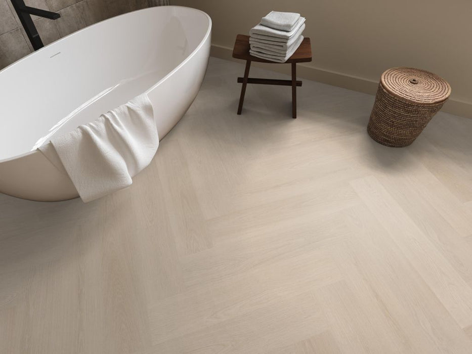 Ambiant Spigato Soleno Beige - Visgraat Plak PVC