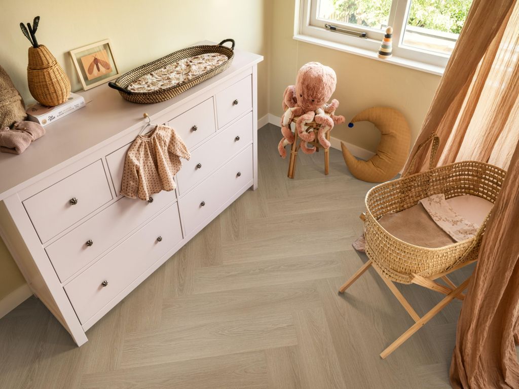 Ambiant Spigato Soleno Warm oak - Visgraat Click PVC
