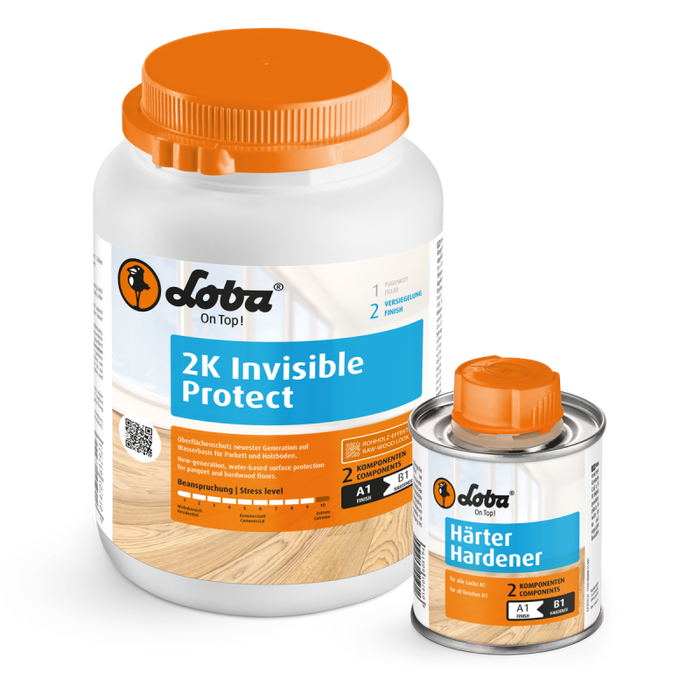 Lobadur 2K Parket Invisible Protect AT | Ultra Mat
