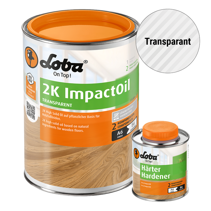 Loba 2K ImpactOil Overlakbare Parketolie Transparant