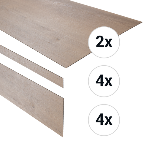 Douwes Dekker PVC Traptreden Set voor 4 treden - Boterkoek UM