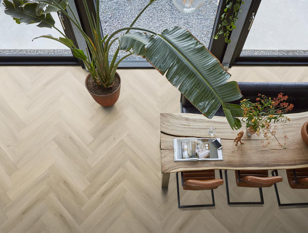 FloorLife YUP XL Mayfair Warm oak - Visgraat Plak PVC